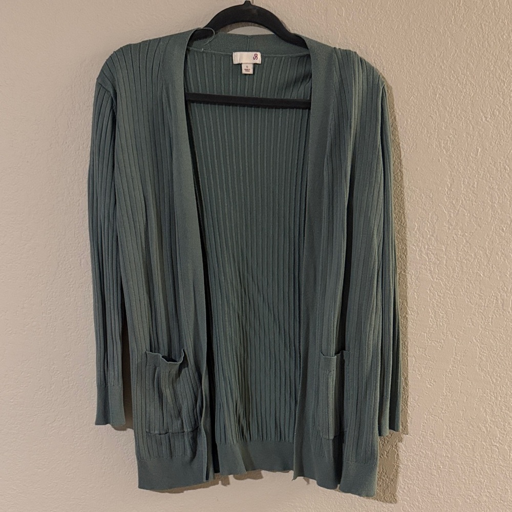 SO Women's Teal Cardigan Sweater